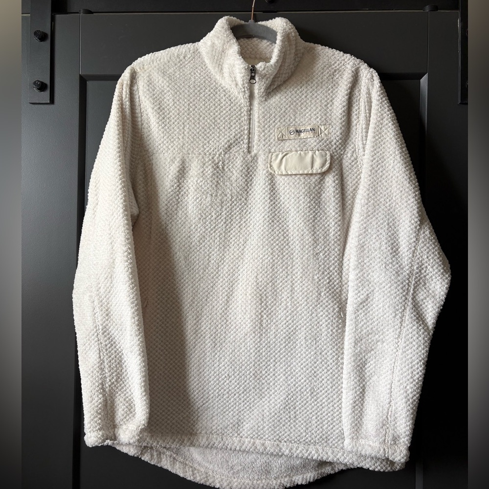 Magellan Women’s Cozy White Fleece Pullover